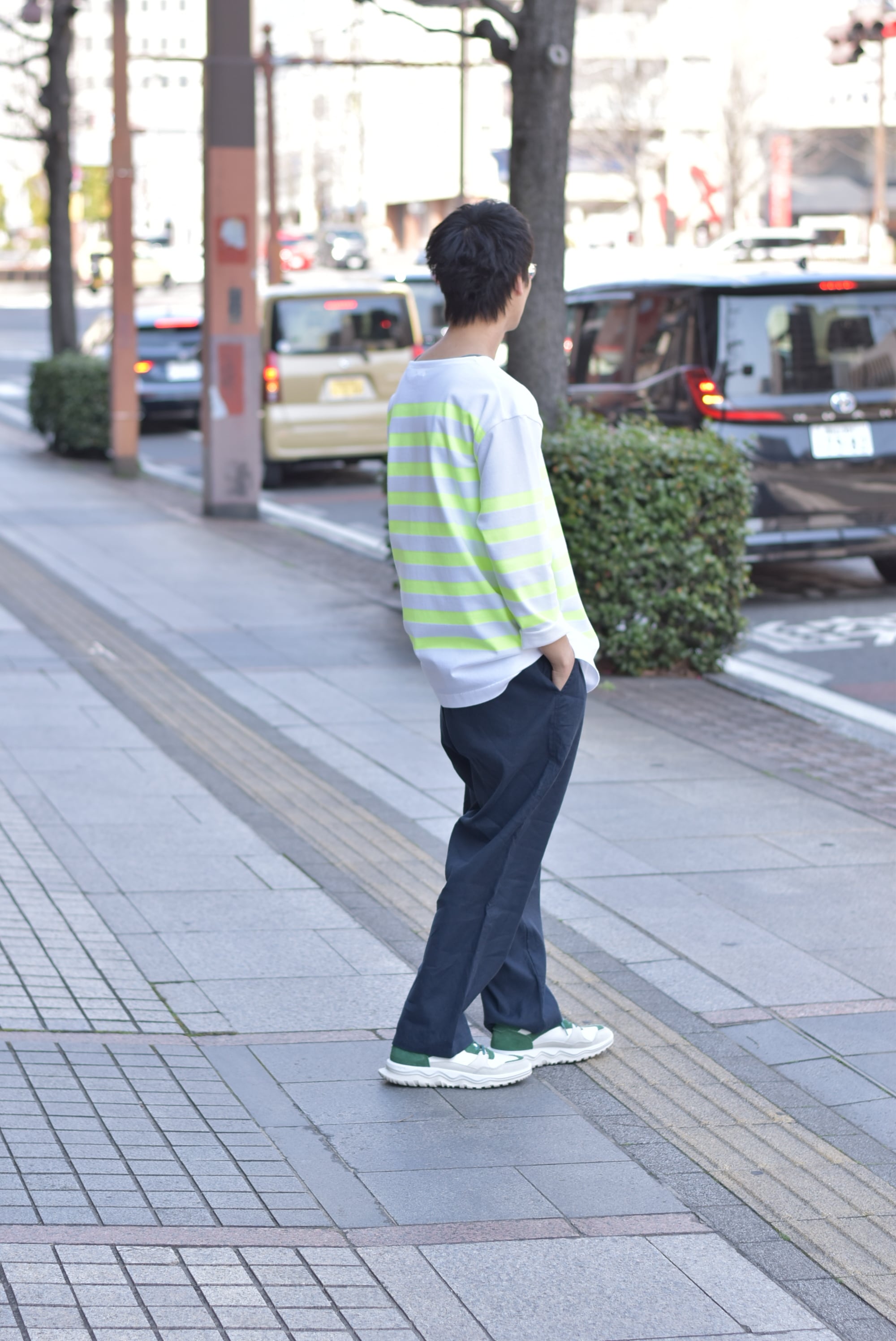 maillot】panel border basque | theater(シアター)