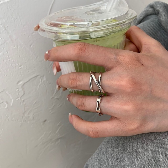 FAREWELLヴィンテージオープンリング 2点セット