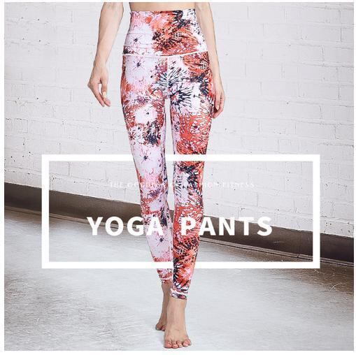 ヨガパンツ size M ボタニカル フラワープリント フィットネス