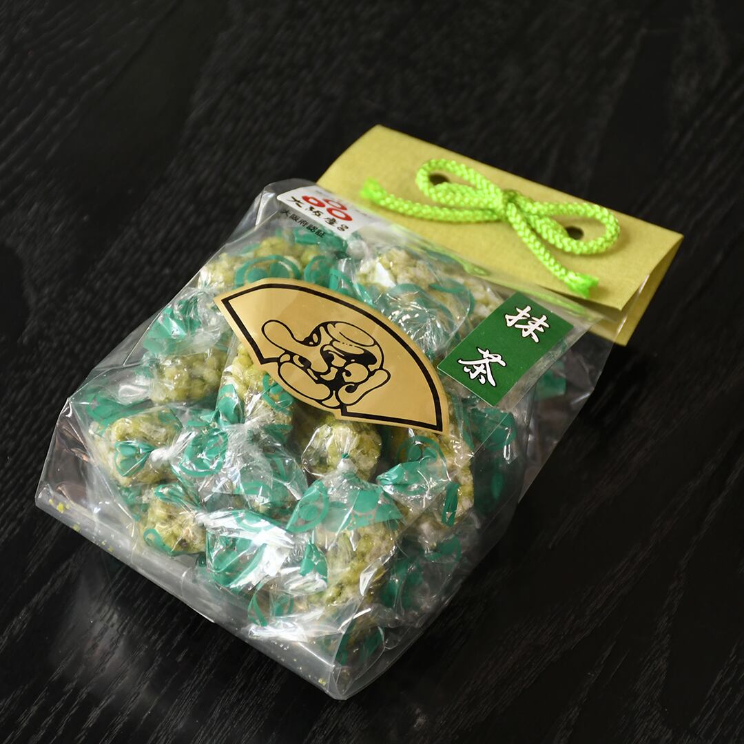 浪速姿の小ブクロ 抹茶おこし | 梅仙堂｜大阪名物おこしの老舗 通販サイト