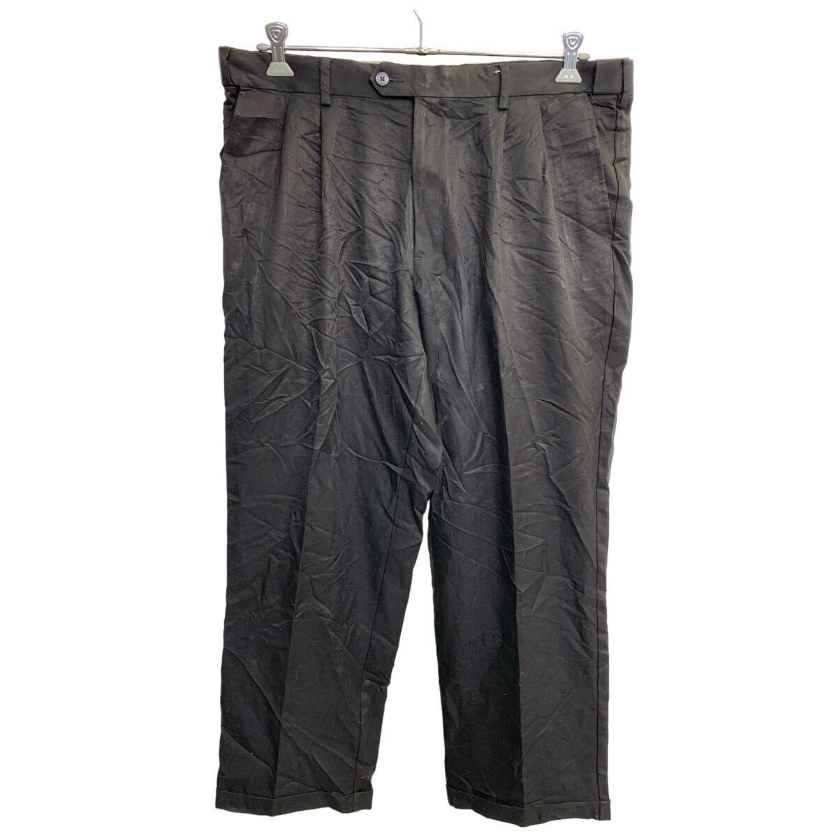 SAVANE スラックス W38 サヴァーン タックパンツ ビッグサイズ SAVANE スラックス W38 サヴァーン タックパンツ ビッグサイズ