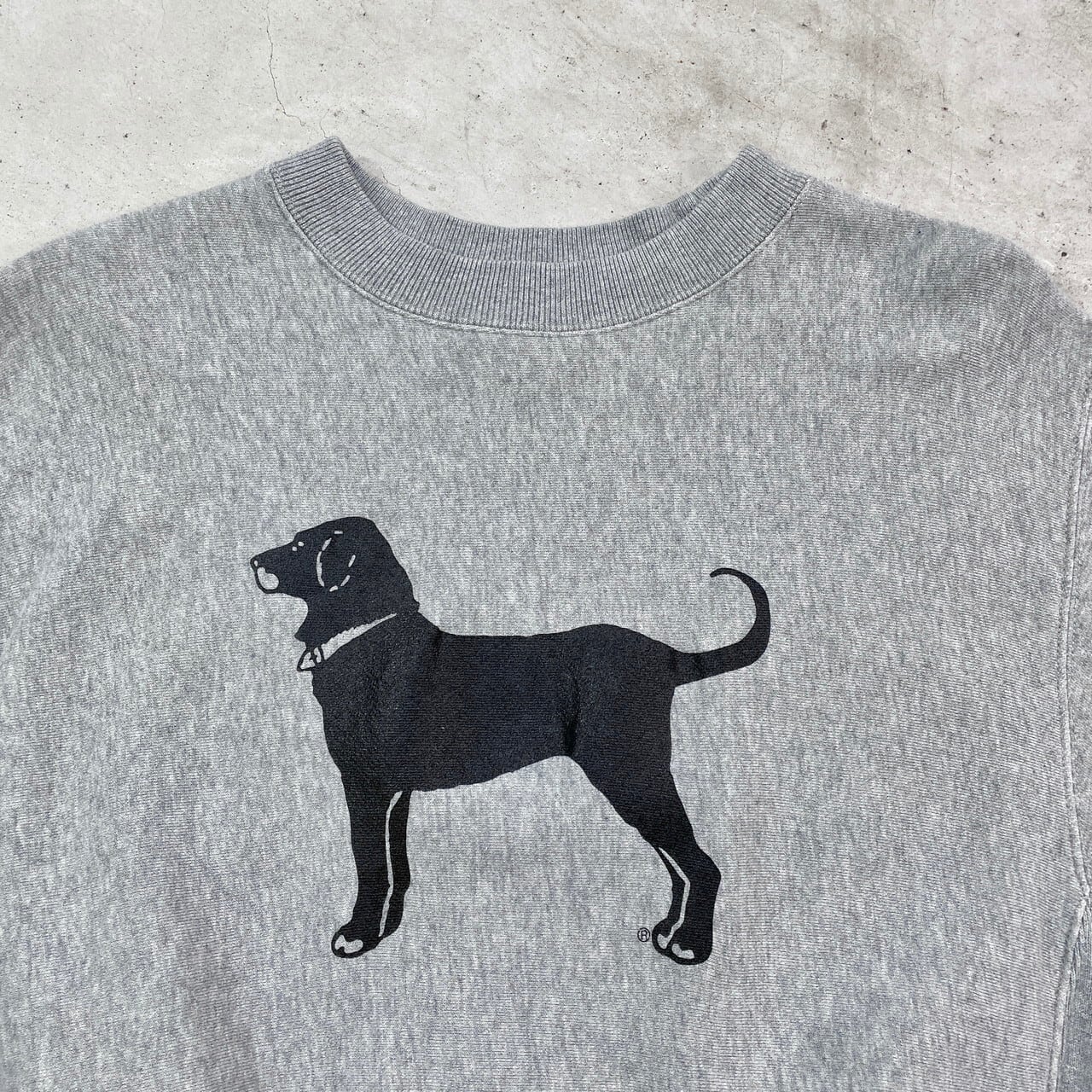00年代 The Black Dog ブラックドッグ スウェットシャツ リバース