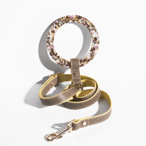 BONDIR Rosy Leather Dog Leash