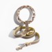 BONDIR Rosy Leather Dog Leash