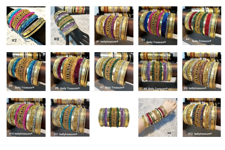 シルバー/ゴールド/パールバングル チュリー 12タイプ WMS-WMBR 2503