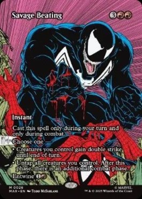 MTG《凶暴な打撃/Savage Beating(MAR)》英語 ボーダーレス