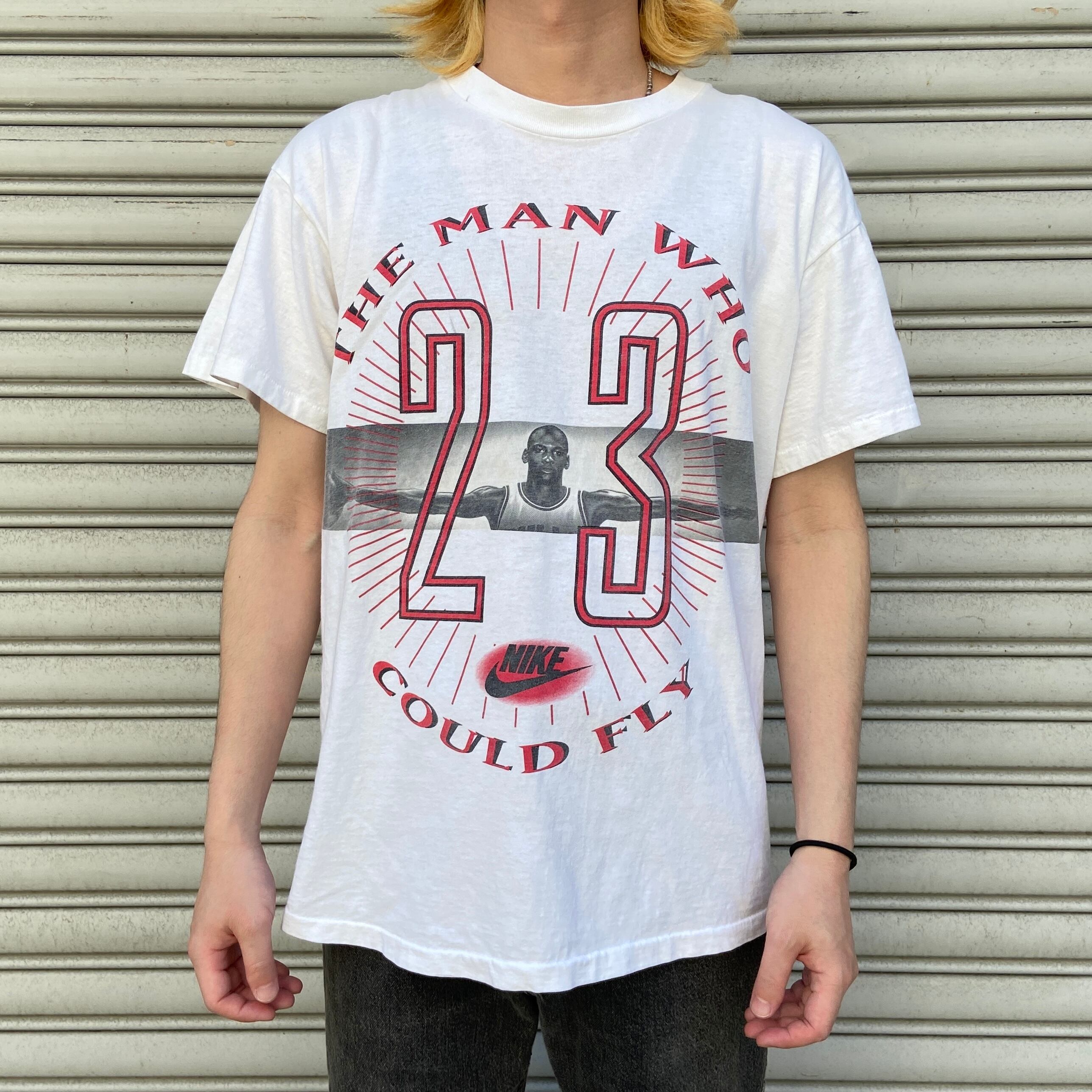 90s NIKE マイケルジョーダンTシャツ フォトプリ 23 ジャンプマンusa 