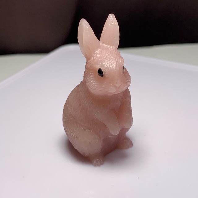 2.ピンクオパールうさぎ・インテリア