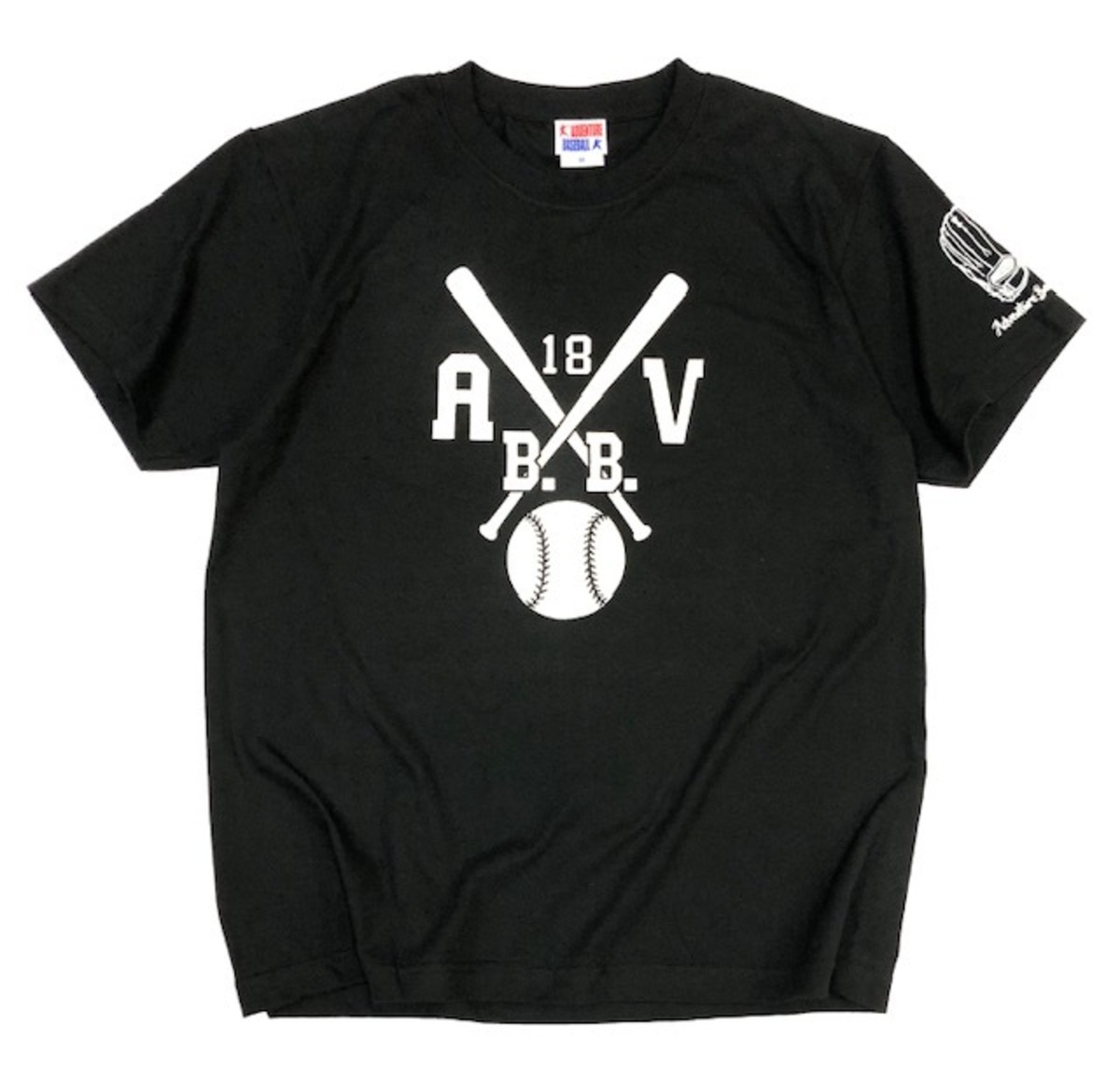 ADVENTURE BASEBALL TSHIRT 18AV/BB BLACK Adventure baseball