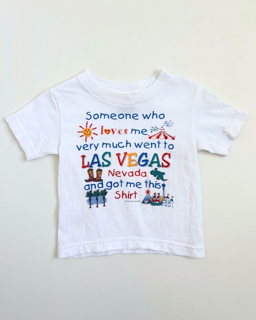 【12-18m・vintage】LAS VEGAS tee
