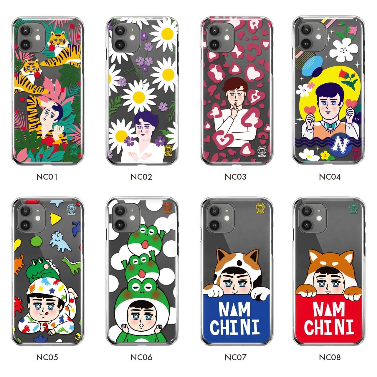 韓国 透明 クリア スマホケース ソフト ナムチニ おもしろ 癒やし系 彼氏キャラクター デザイナーズ Iphone Android 携帯カバー 着ぐるみ 芝 秋田 犬 Nc08 アイフォン ギャラクシー Galaxy 韓国スマホケース専門店 Korean Case