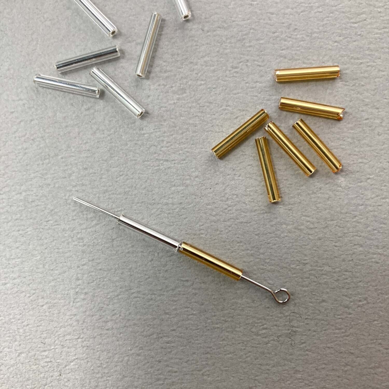 ストレート竹ガラスビーズパック（12mm） ※セール対象外 | Dua