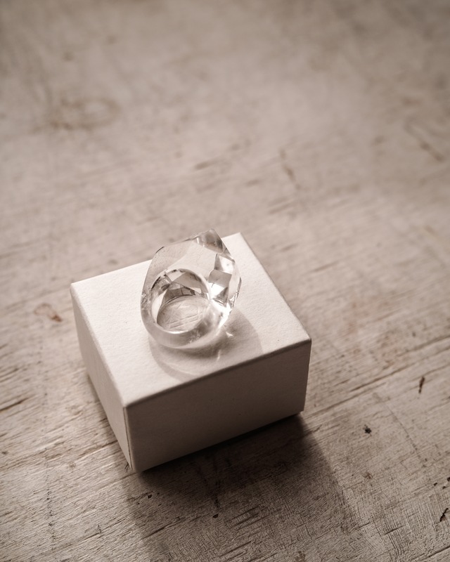 水晶リングポイント9.5号