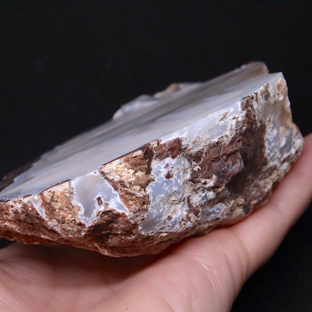 大きい！オレゴン州産 サンダーエッグ 500.6g AG351 瑪瑙 鉱物 天然石