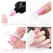 Annhua ネイルクリップ ポリジェル クリップ 10個セット ネイルチップクリップ ネイル延長 プラスチック製 ジェルネイル クリップ ネイル挟む ネイル固定クリップ セルフネイル クリア