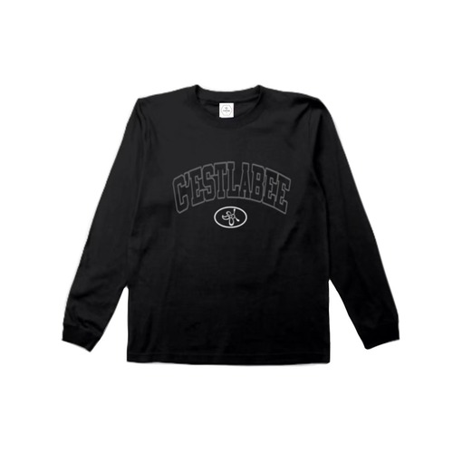 23SS College Logo Long T-shirt(Black)