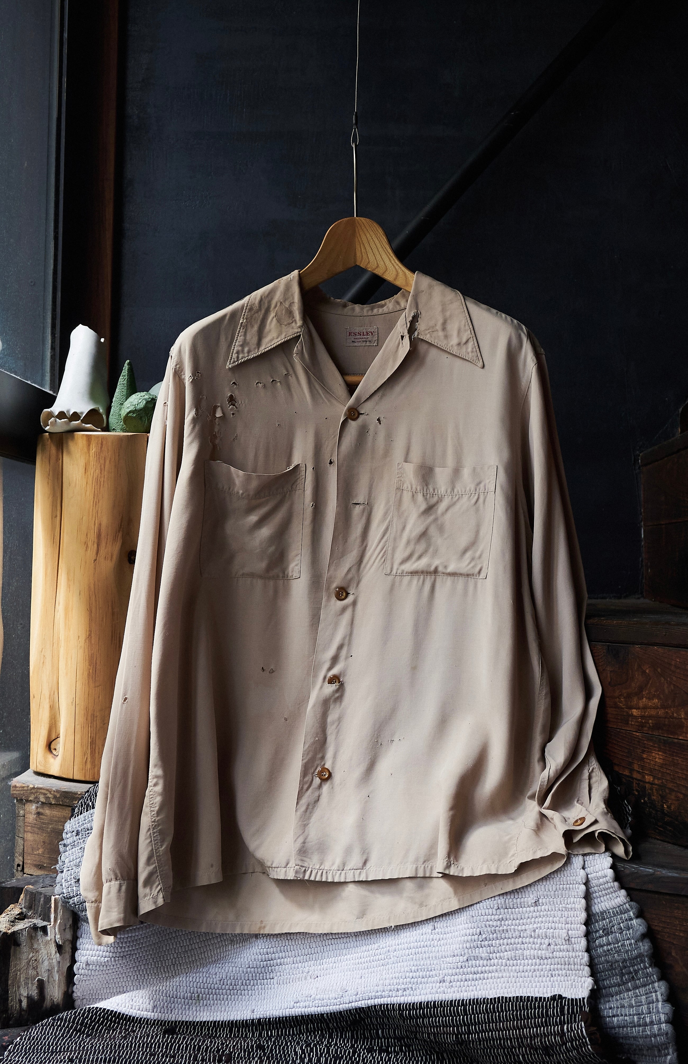 NiCOLAS & MARK Layered docking pattern T-shirt | FOLLIEE.