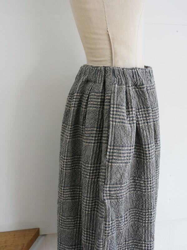 tumugu: コットンウールグレンチェック バルーンパンツ | Fimpen+Nul