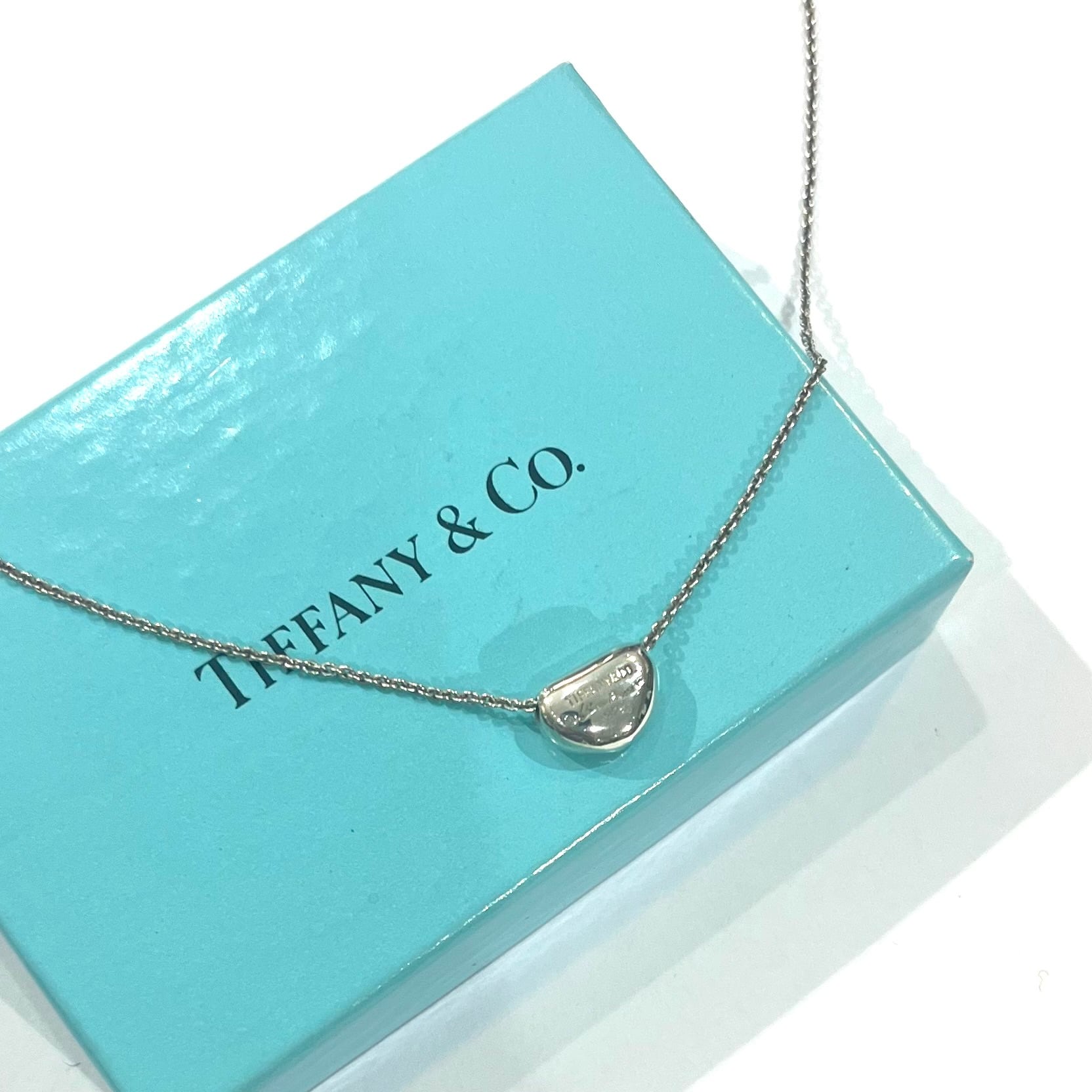 TIFFANY&CO.】2462 幸福ミニビーン ネックレス／Elsa Peretti／自然美