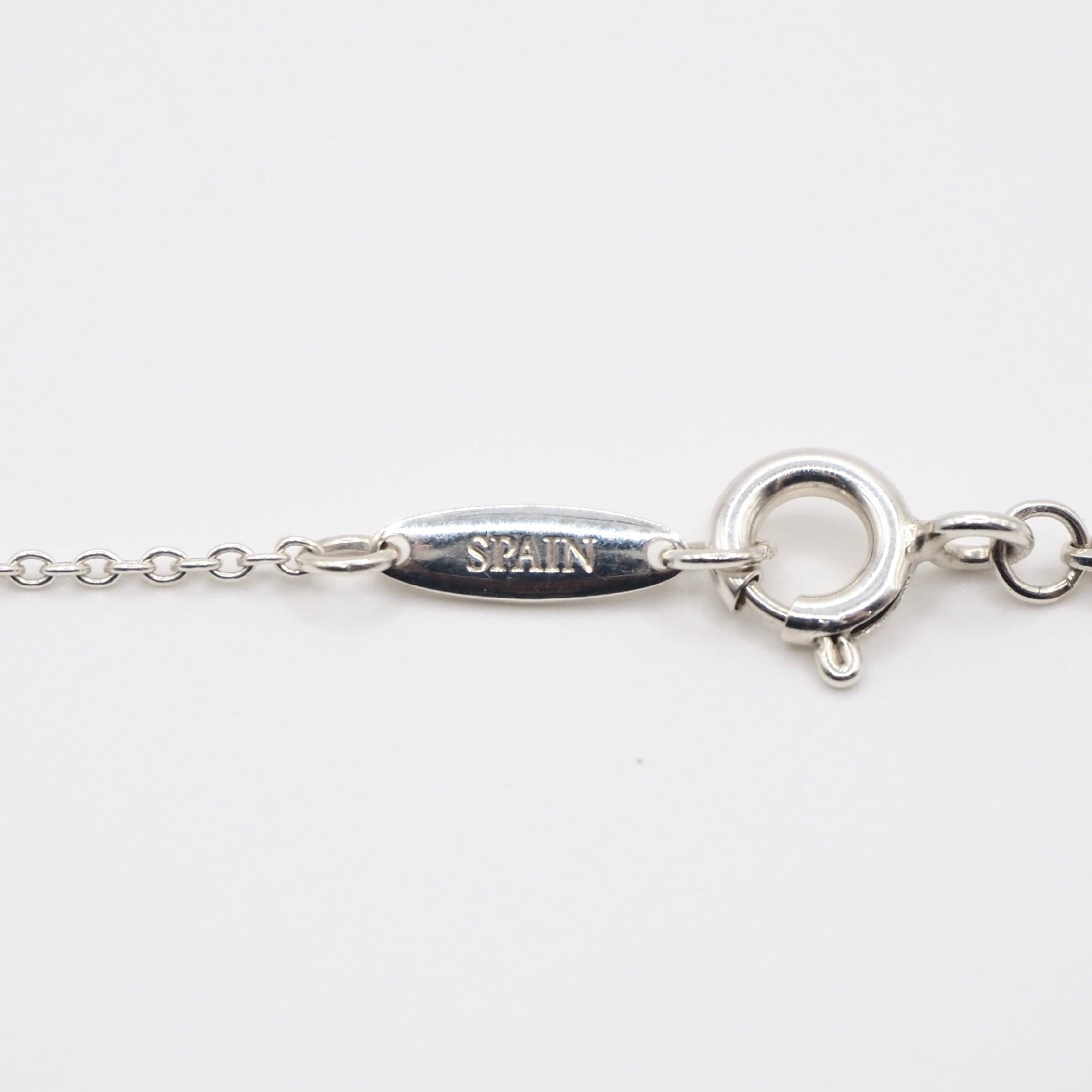 Tiffany&Co. カラー バイザヤード ネックレス アクアマリン シルバー