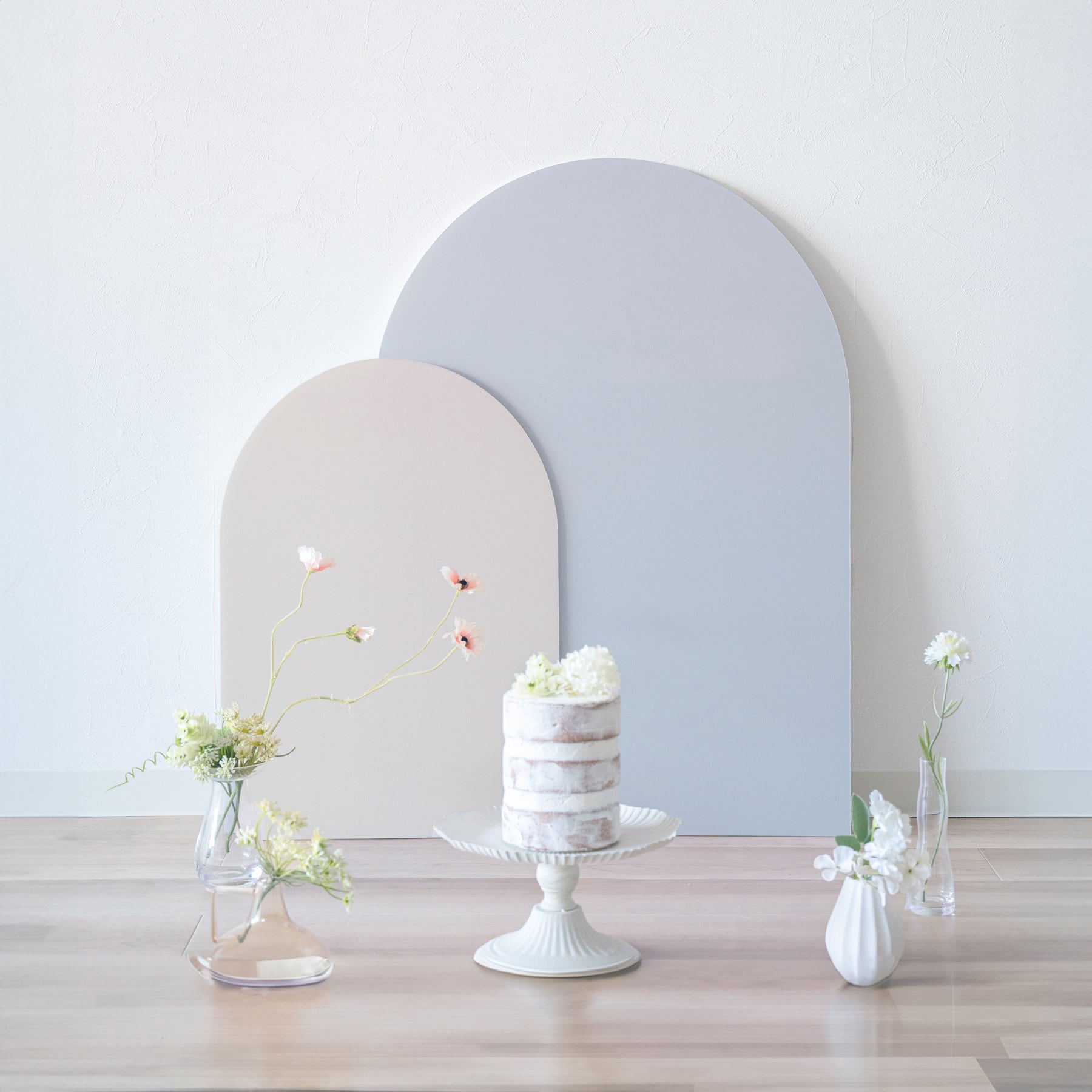 無地】アーチボードL 背景ボード パネルボード 無地 A1サイズ | party