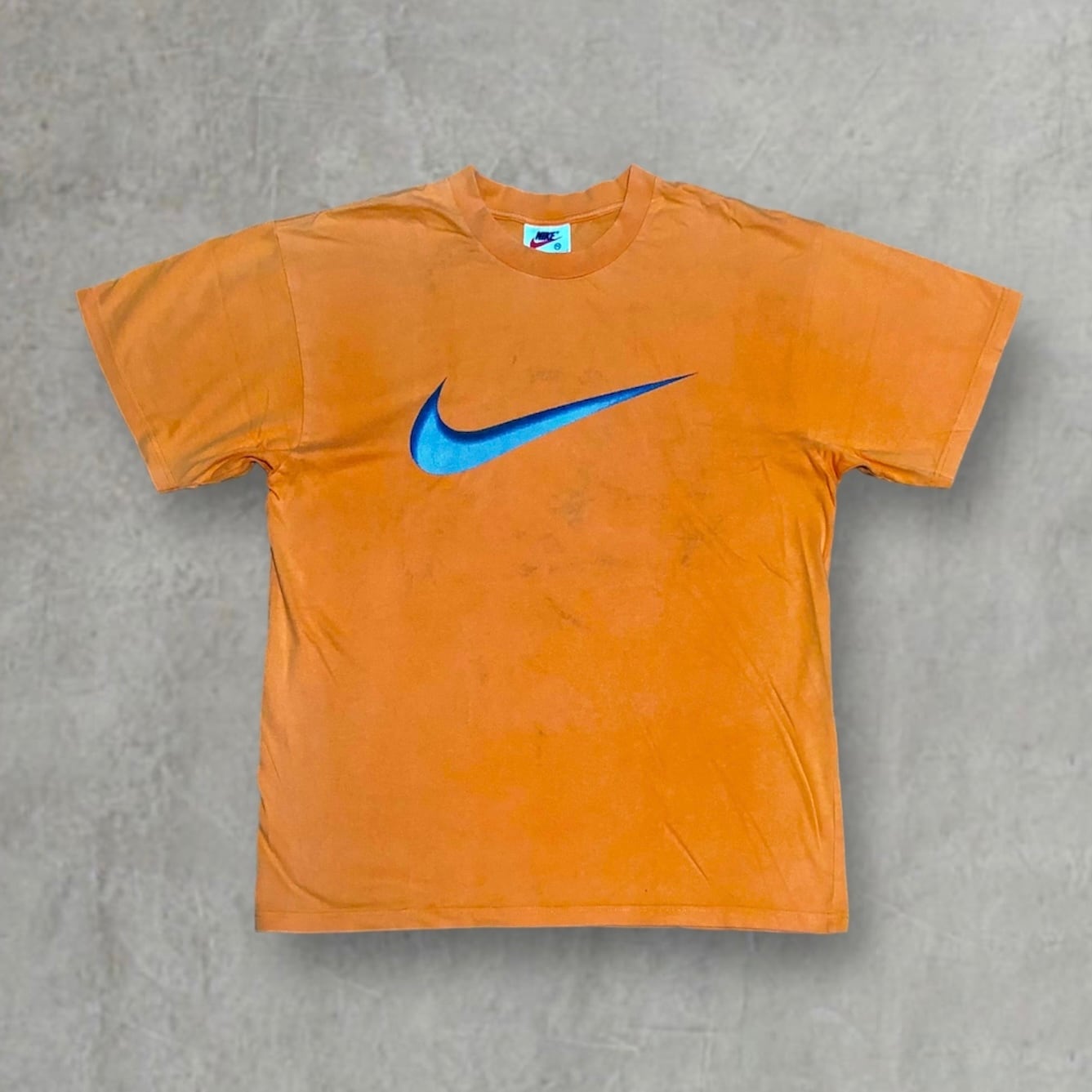 90s 銀タグ　ナイキ　NIKE プリント　デカロゴ　Tシャツ