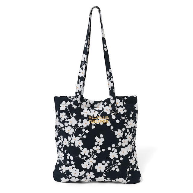 APD PATTERN LOGO TOTE BAG / BLACK