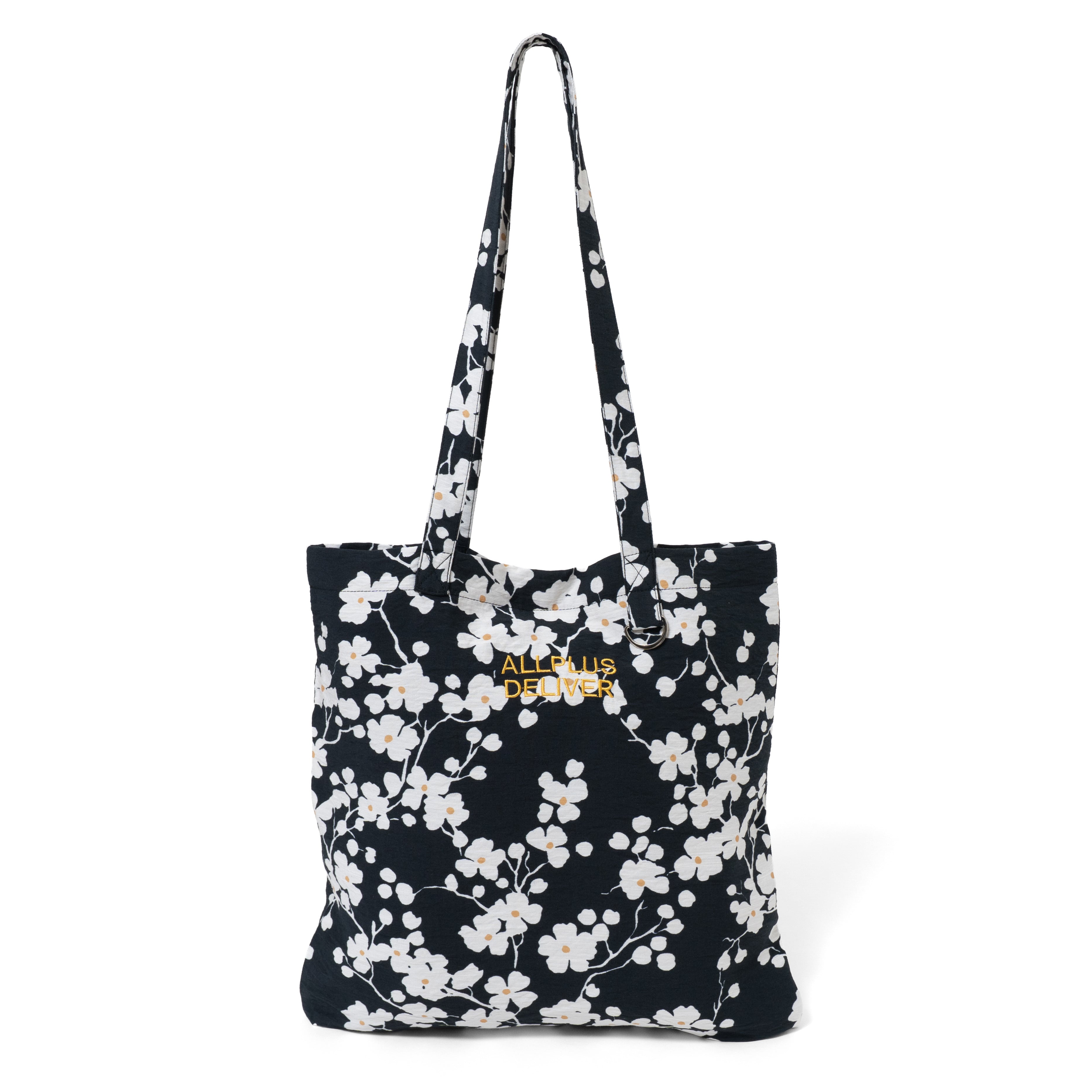 APD PATTERN LOGO TOTE BAG / BLACK