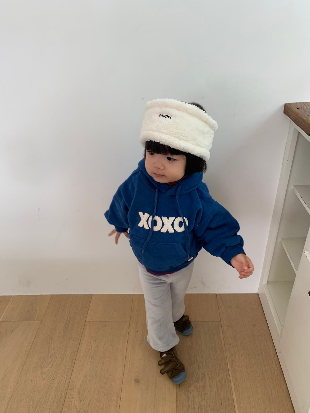 ペッパー / PEPPER / XOXOフーディー / 韓国子供服 / キッズ / 26winter〖取寄〗*XS~XL*