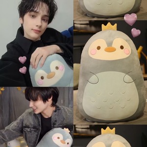 ★TXT ヒュニンカイ 愛用！！45CM かわいい ミントペンギン