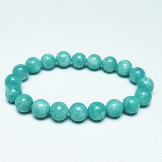 アマゾナイト ブレスレット 10mm 一点物 メール便可 [M便 1/10] 111-47689