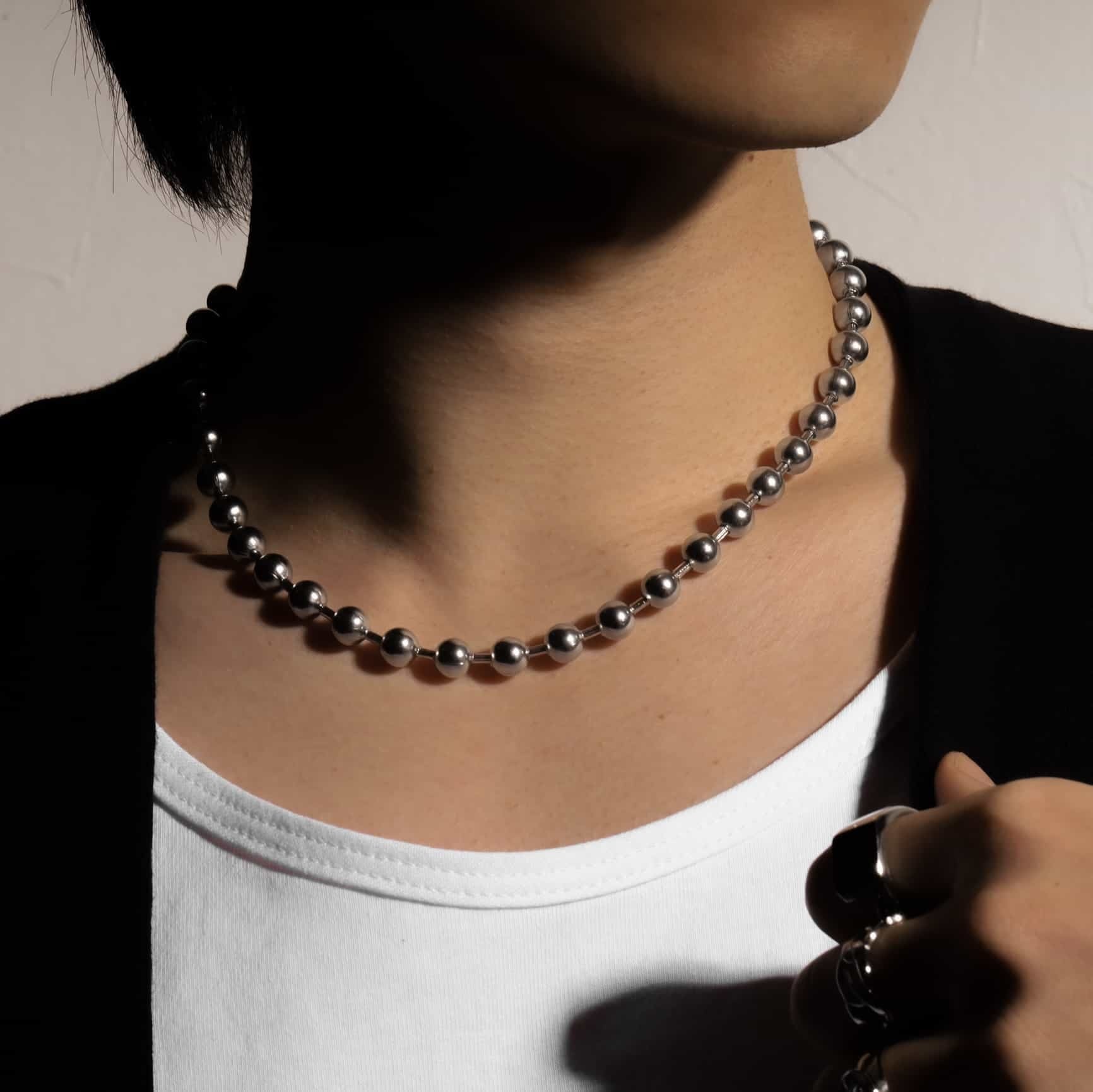 Ball Chain Necklace ensage ネックレス