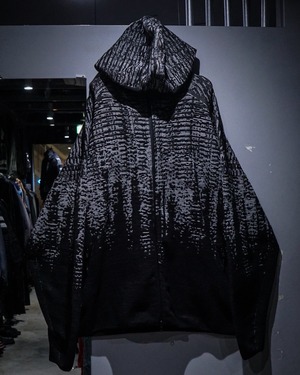 【add (C) vintage】"adidas" Gradation Pattern Tech Zip Hoodie