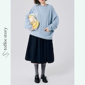 【2color】彩り刺繍とバットスリーブの優しいセーター 《P0265》