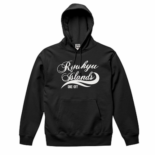 Ryukyu Islands Logo pullover Parker 10.0oz【black】B