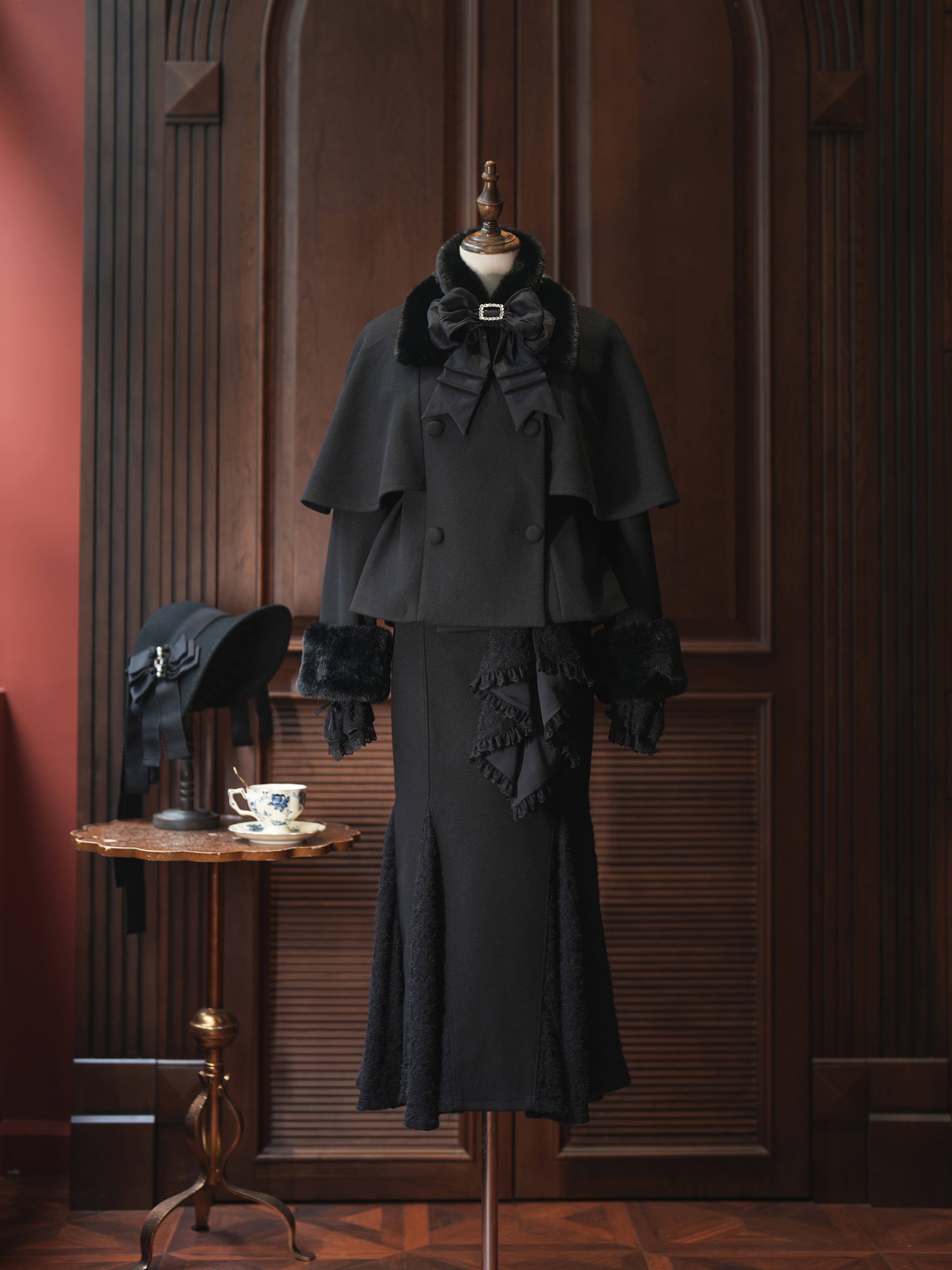 ベル・ラ・ドンナ ファー襟ショートジャケット（コート） | HoshibakoWorks