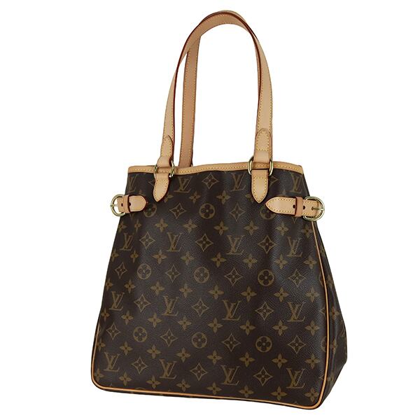 Used LOUIS VUITTON ルイヴィトン トートバッグ バティニョール ヴェルティカル モノグラム M51153 A4収納 肩掛け ショルダーバッグ 超美品