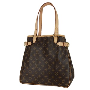 Used LOUIS VUITTON ルイヴィトン トートバッグ バティニョール ヴェルティカル モノグラム M51153 A4収納 肩掛け ショルダーバッグ 超美品