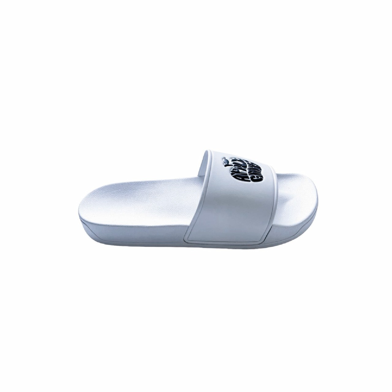 APPLEGANG ASYMMETRIC SLIDES ホワイト×ブラック