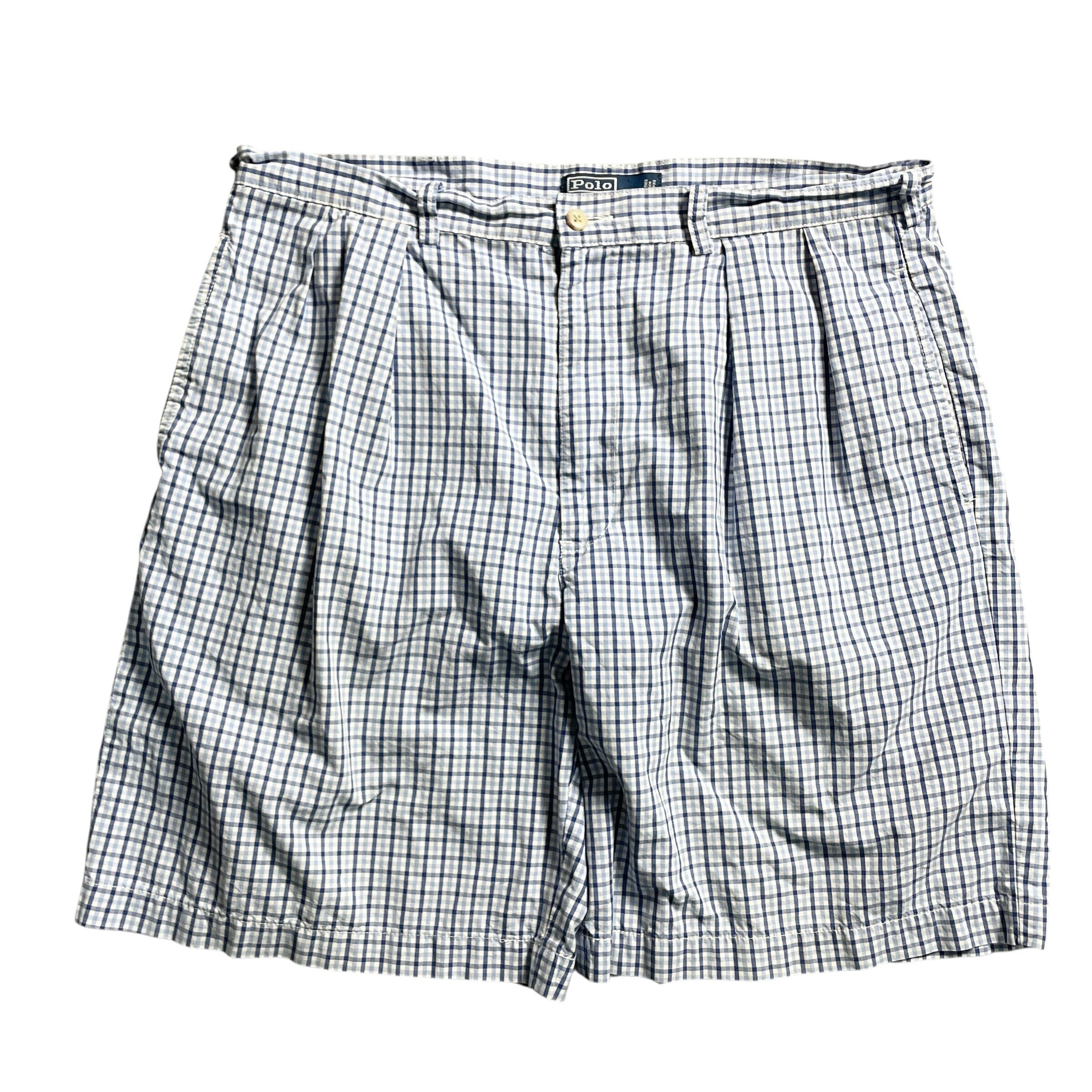 90s Ralph Lauren TYLER SHORT チェックワイドショーツ
