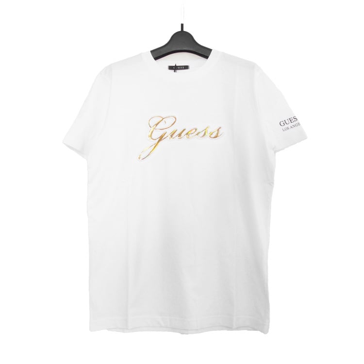 ゲス GUESS Tシャツ 半袖 メンズ レディース 筆記体ロゴ Tシャツ