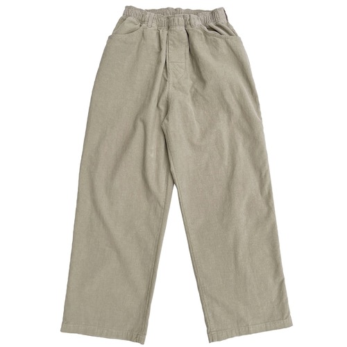 COMFORTABLE REASON / GRID CORD SLACKS BEIGE