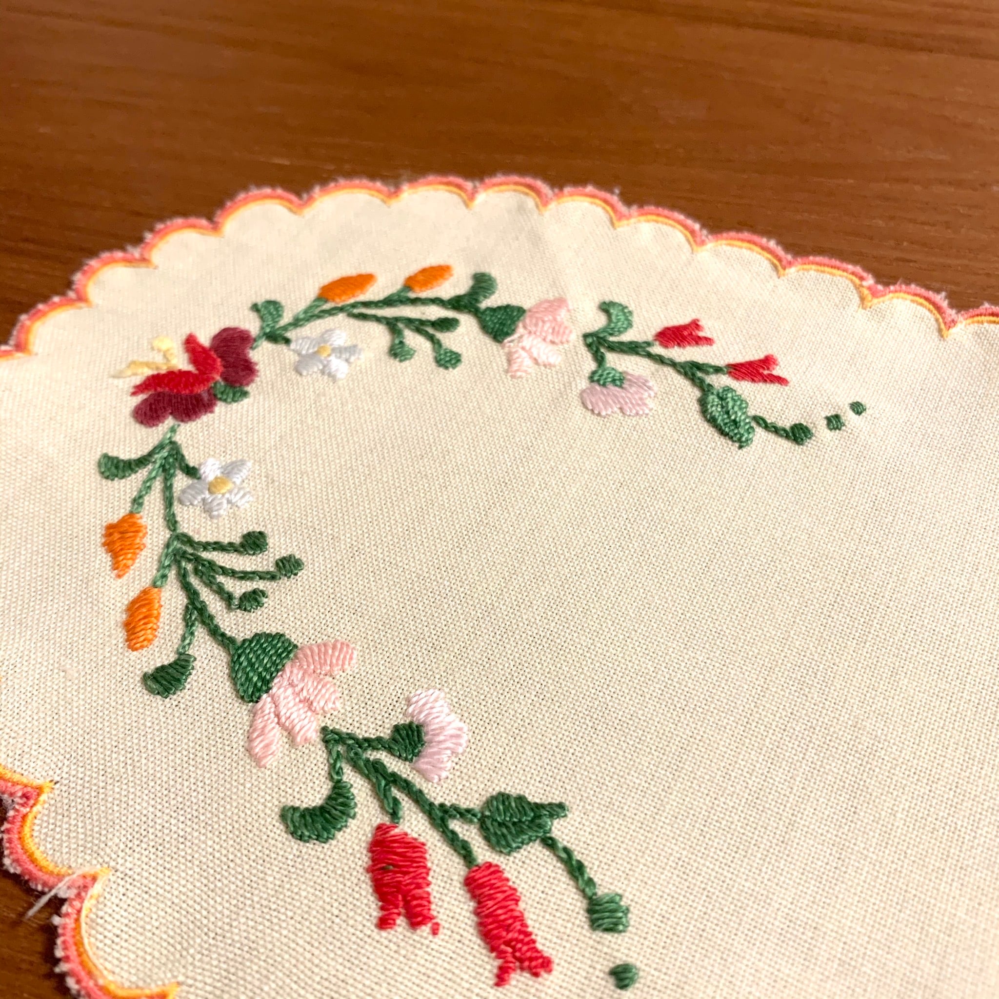 バラと蔦のカロチャ刺繍 | kolbenova