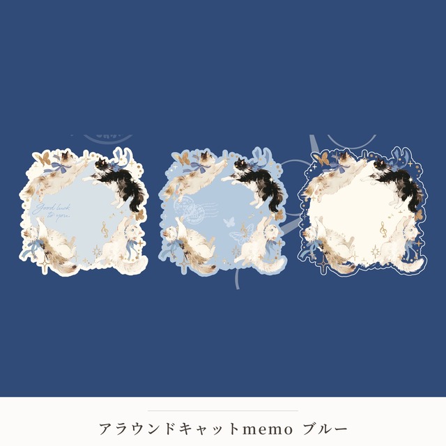 【シール】クリアポストフラワー　グリーン