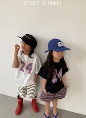 【取寄/韓国直送】Mikki  26/SM ボーダー5部パンツ ｜家族コーデ ｜夏服｜韓国子供服