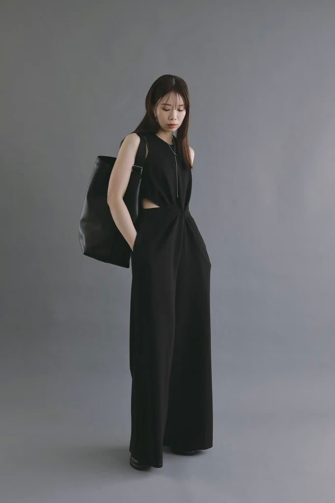 louren waist twist combinaison ウエストツイストコンビネゾン Black