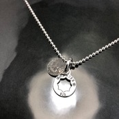 CUT OUT FLOWER with COIN PENDANT / フラワープレート＆コインペンダント