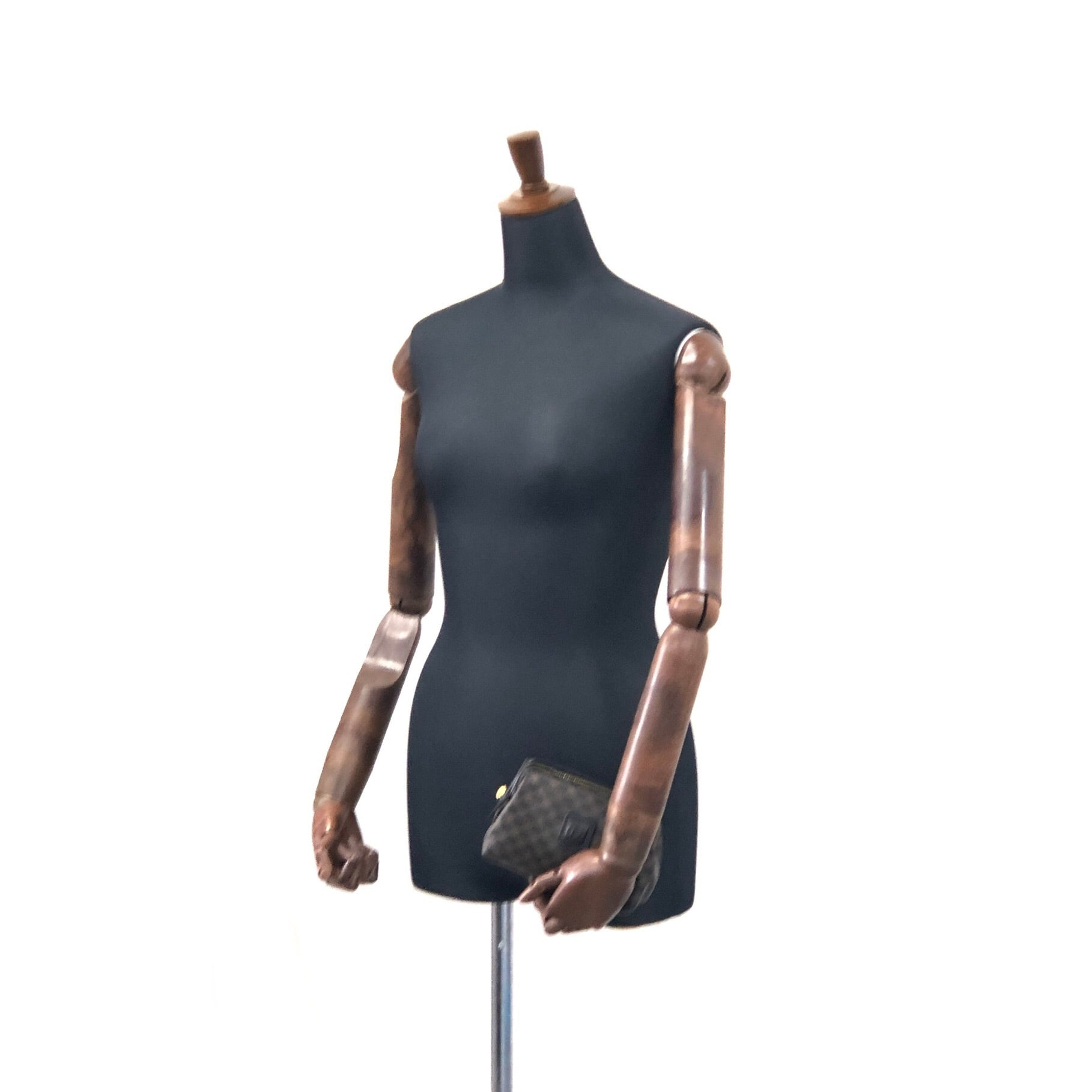 CELINE セリーヌ マカダム ブラゾン型押し PVC レザー ポーチ