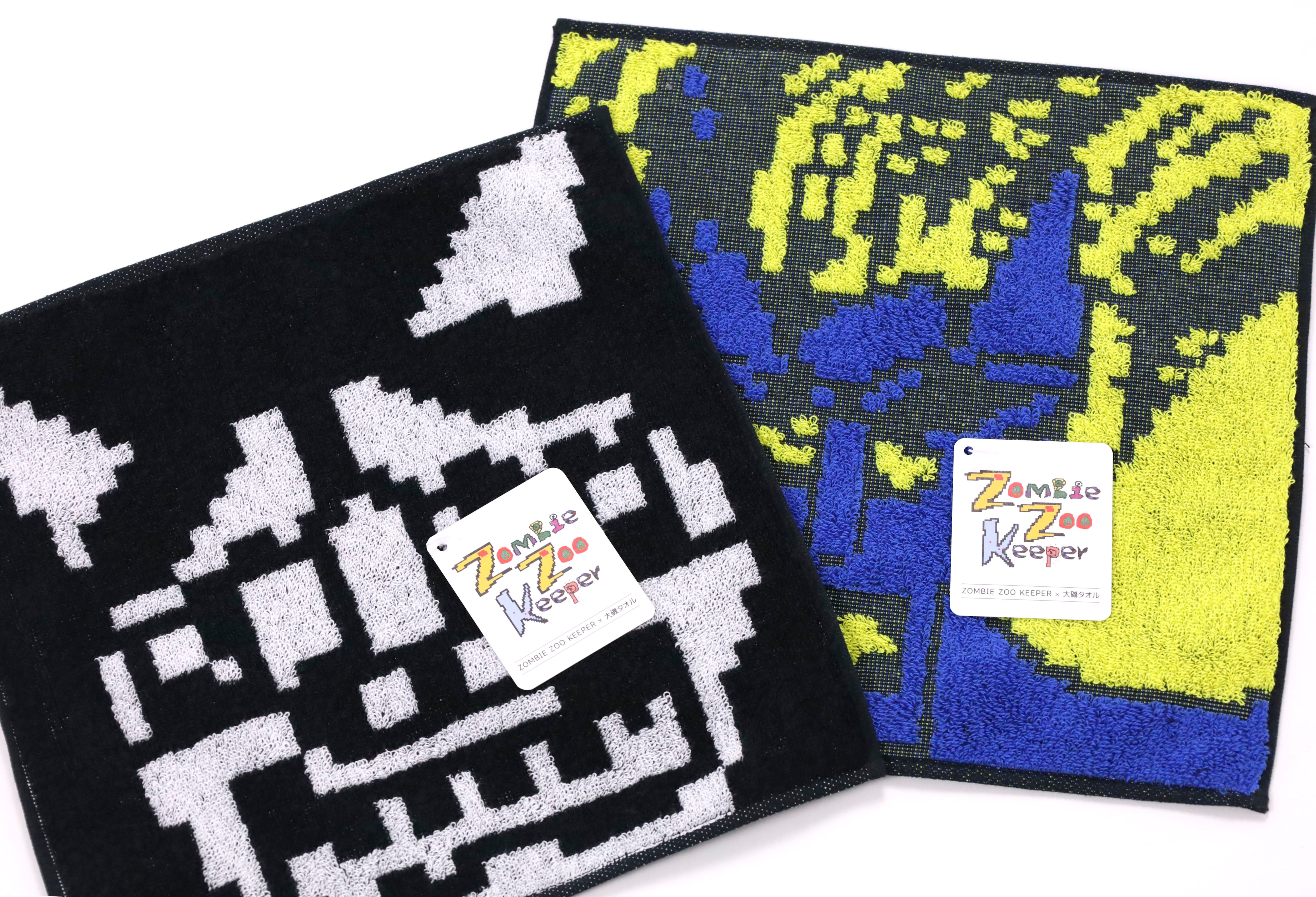 そま　ハンカチ ZOMBIE ZOO KEEPER】Kurogami-samaハンカチ / Kurogami-sama