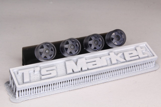 12mm TIS Wheels 560B タイプ 3Dプリント ホイール 1/64 未塗装